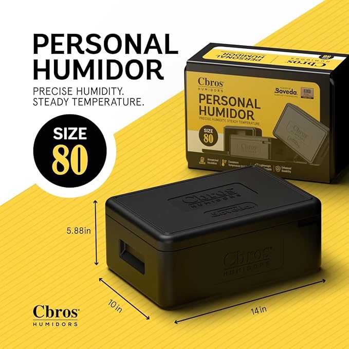 CigarBros Personal Humidor 80ct