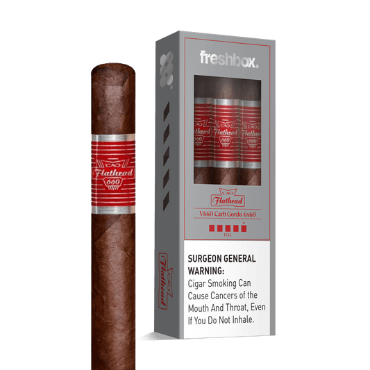 CAO Flathead V660 Carb 6x60 FreshBox | Cigar 3-Pack