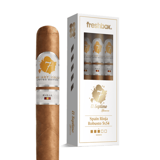 El Septimo Spain Rioja Robusto 5x54 FreshBox | 3-Pack