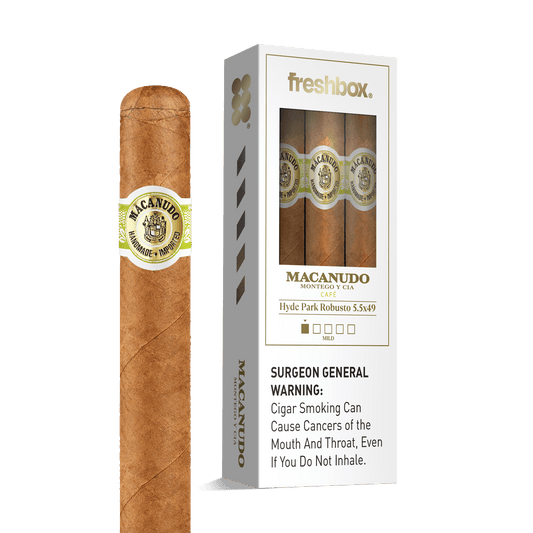 Macanudo Hyde Park 5.5x49 FreshBox | Cigar 3-Pack