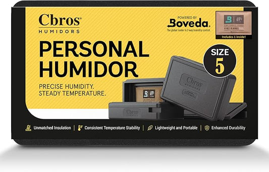 CigarBros Personal Humidor 5ct