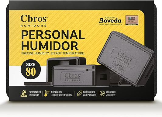 CigarBros Personal Humidor 80ct
