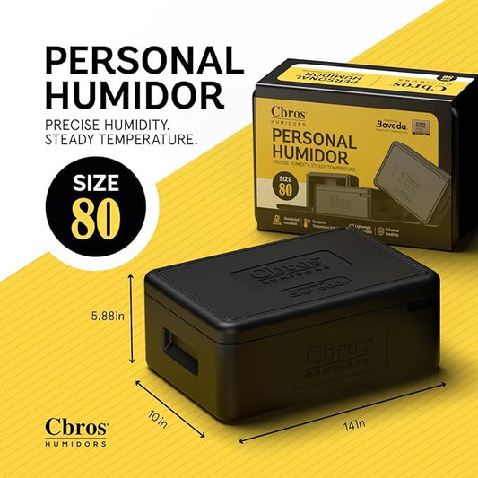 CigarBros Personal Humidor 80ct