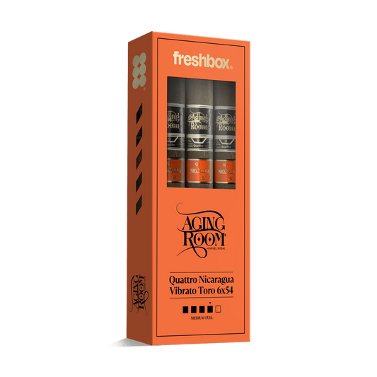 Aging Room Quattro Nicaragua Vibrato Toro 6x54 FreshBox | 3-Pack