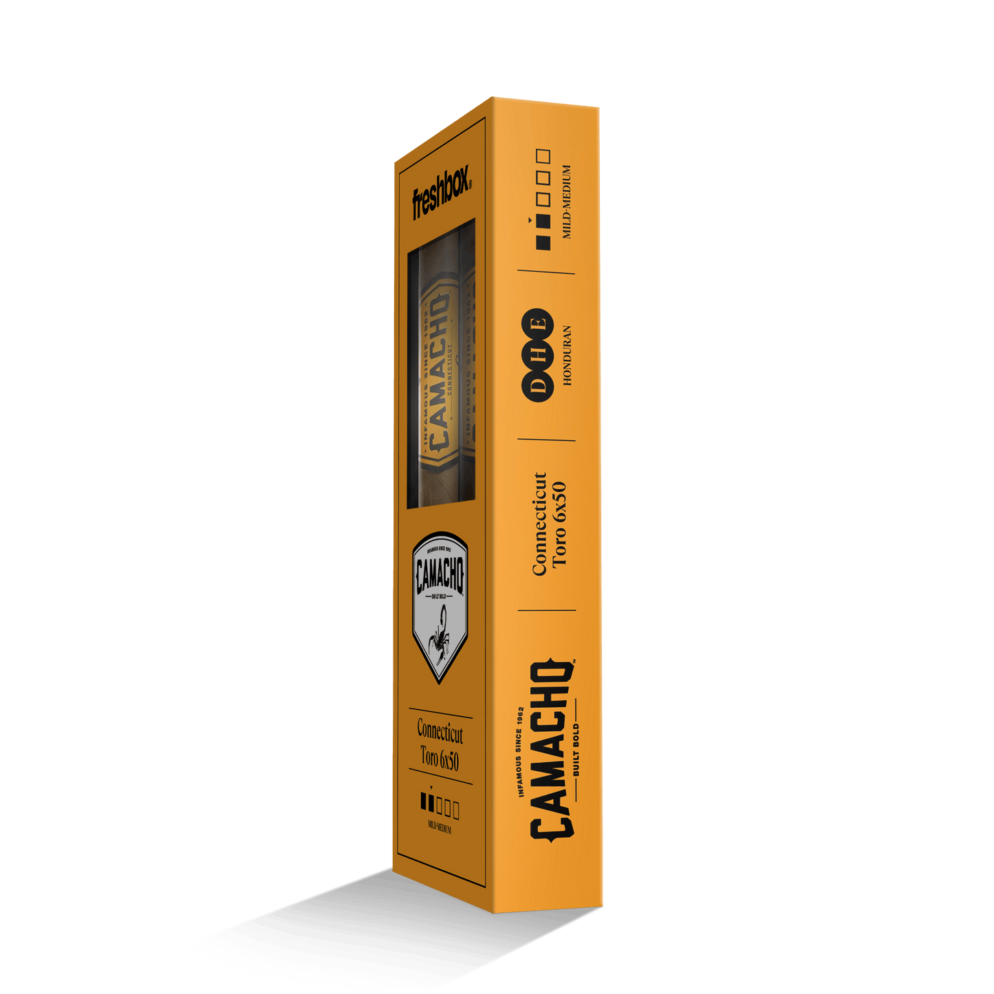 Camacho Connecticut Toro 6x50 FreshBox | 3-Pack