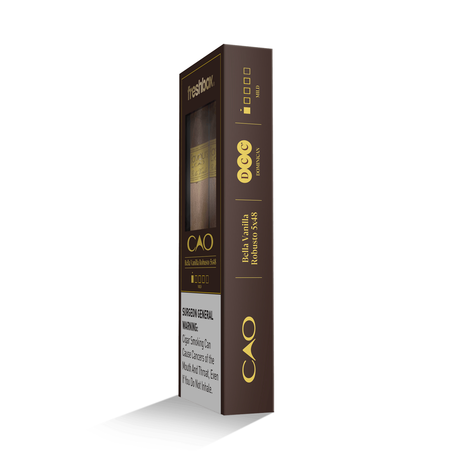 CAO Bella Vanilla Robusto 5x48 FreshBox | Cigar 3-Pack