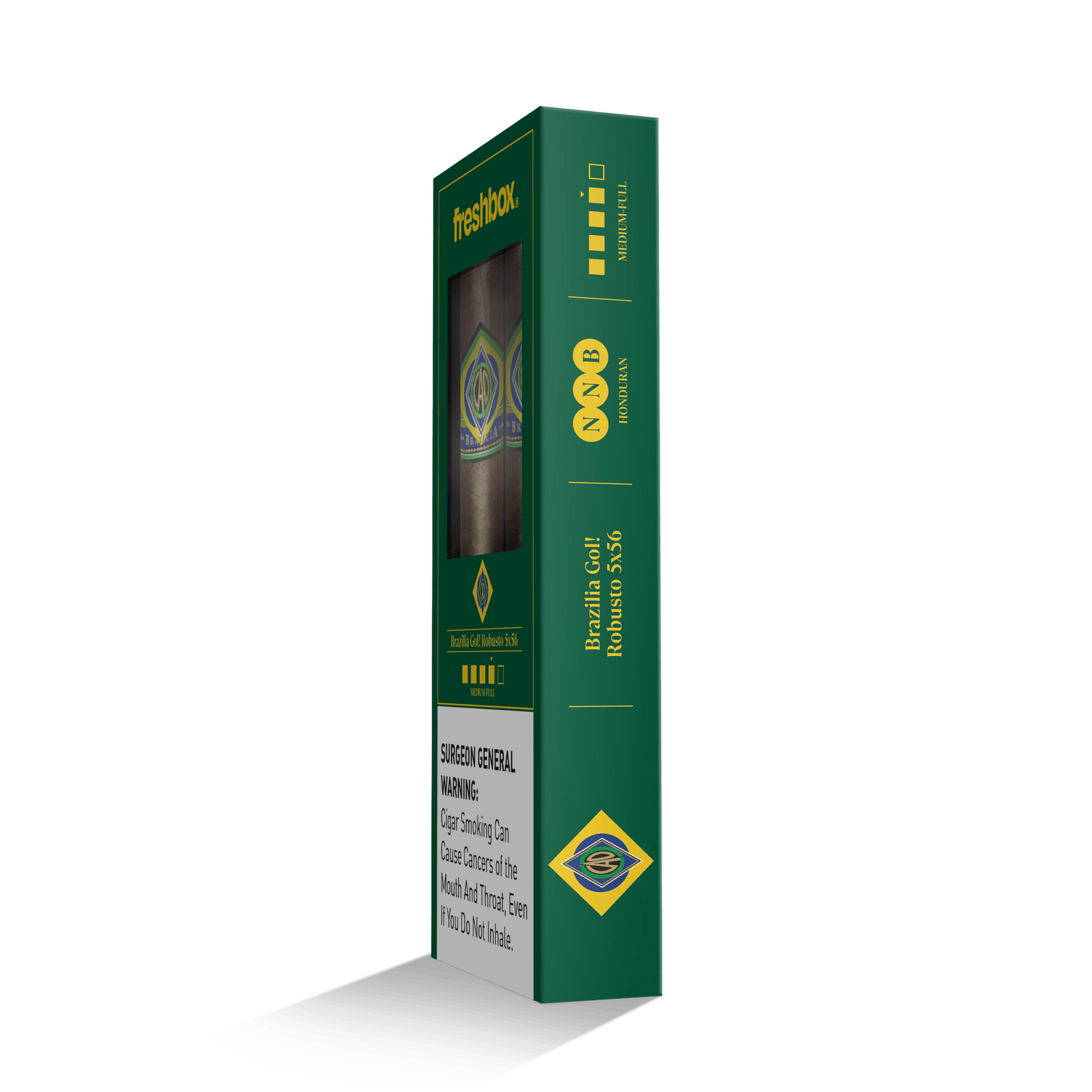 CAO Brazilia Gol! 5x56 FreshBox | Cigar 3-Pack