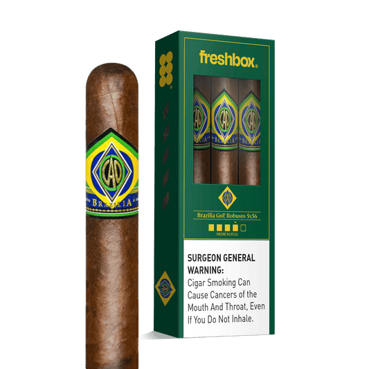 CAO Brazilia Gol! 5x56 FreshBox | Cigar 3-Pack