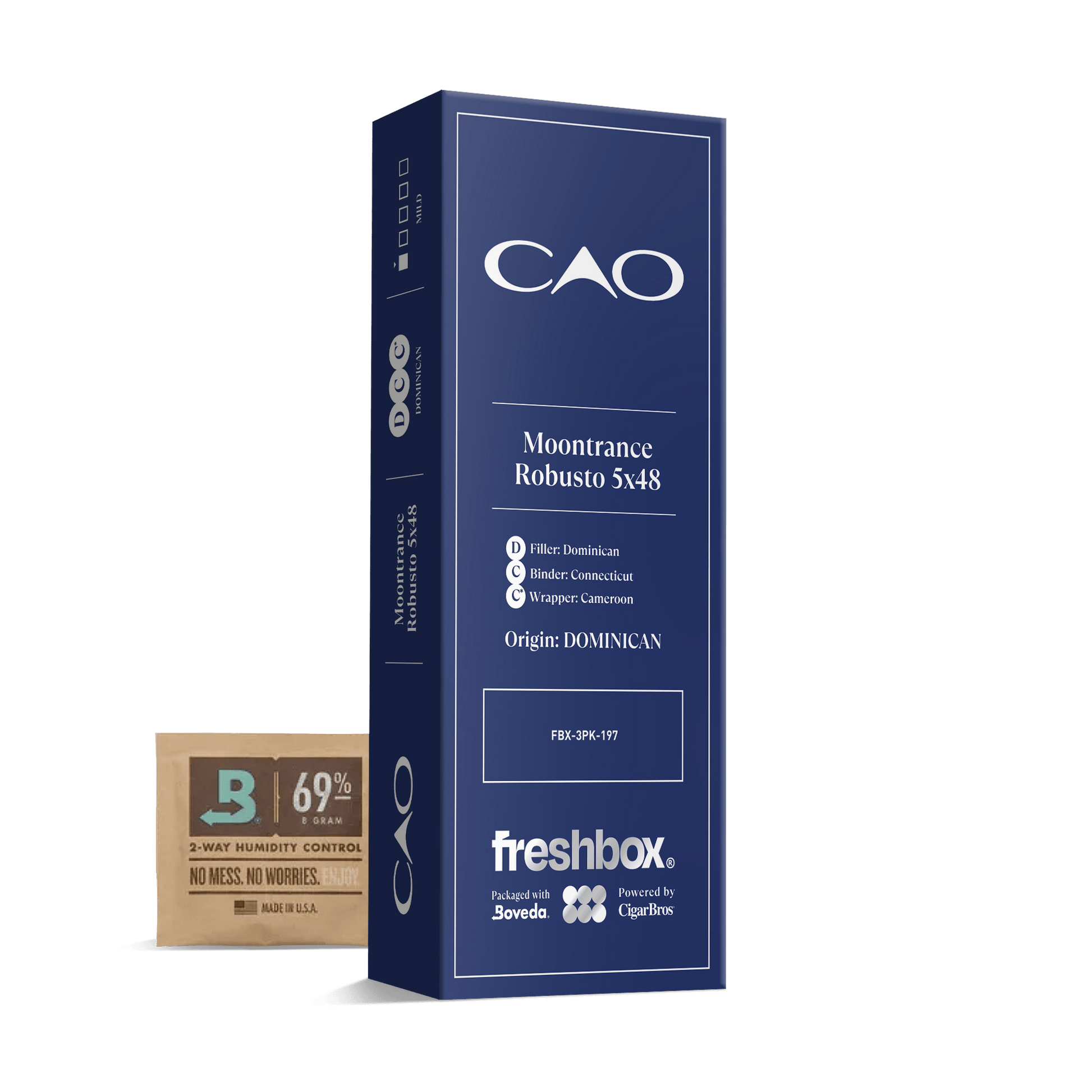 CAO Moontrance Robusto 5x48 FreshBox | Cigar 3-Pack