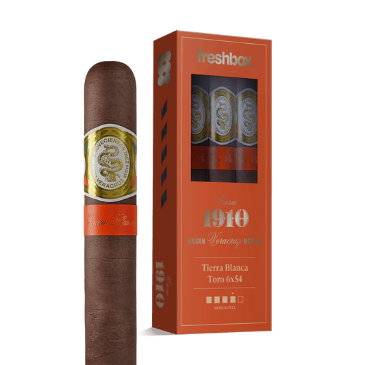Casa 1910 Tierra Blanca Toro 6x54 FreshBox | 3-Pack