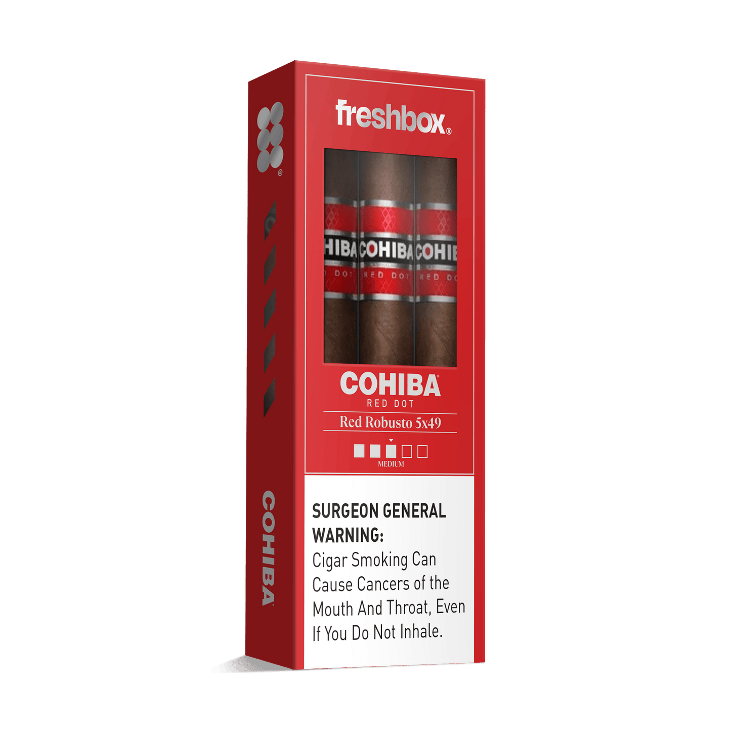 Cohiba Red Robusto 5x49 FreshBox | Cigar 3-Pack