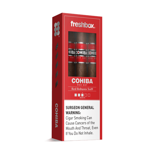 Cohiba Red Robusto 5x49 FreshBox | Cigar 3-Pack
