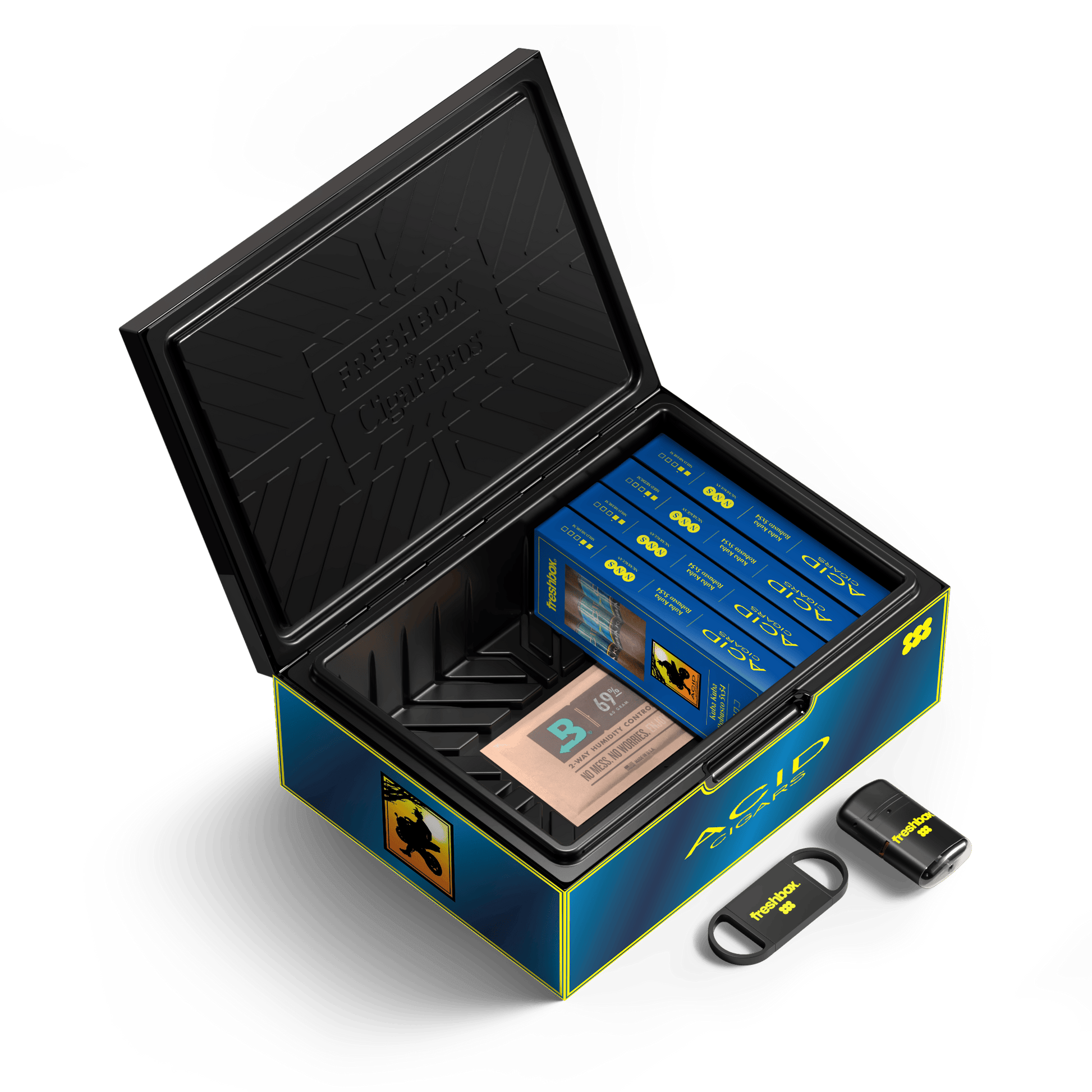 FreshBox™ ACID Blue Edition Humidor Starter Kit