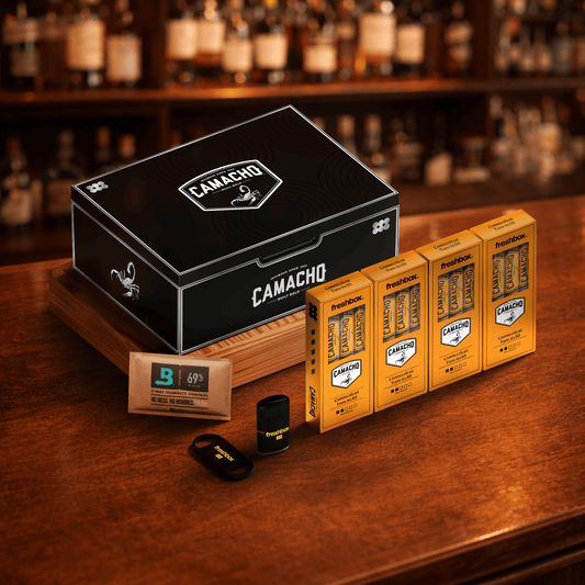 FreshBox™ Camacho Black Edition Humidor Starter Kit
