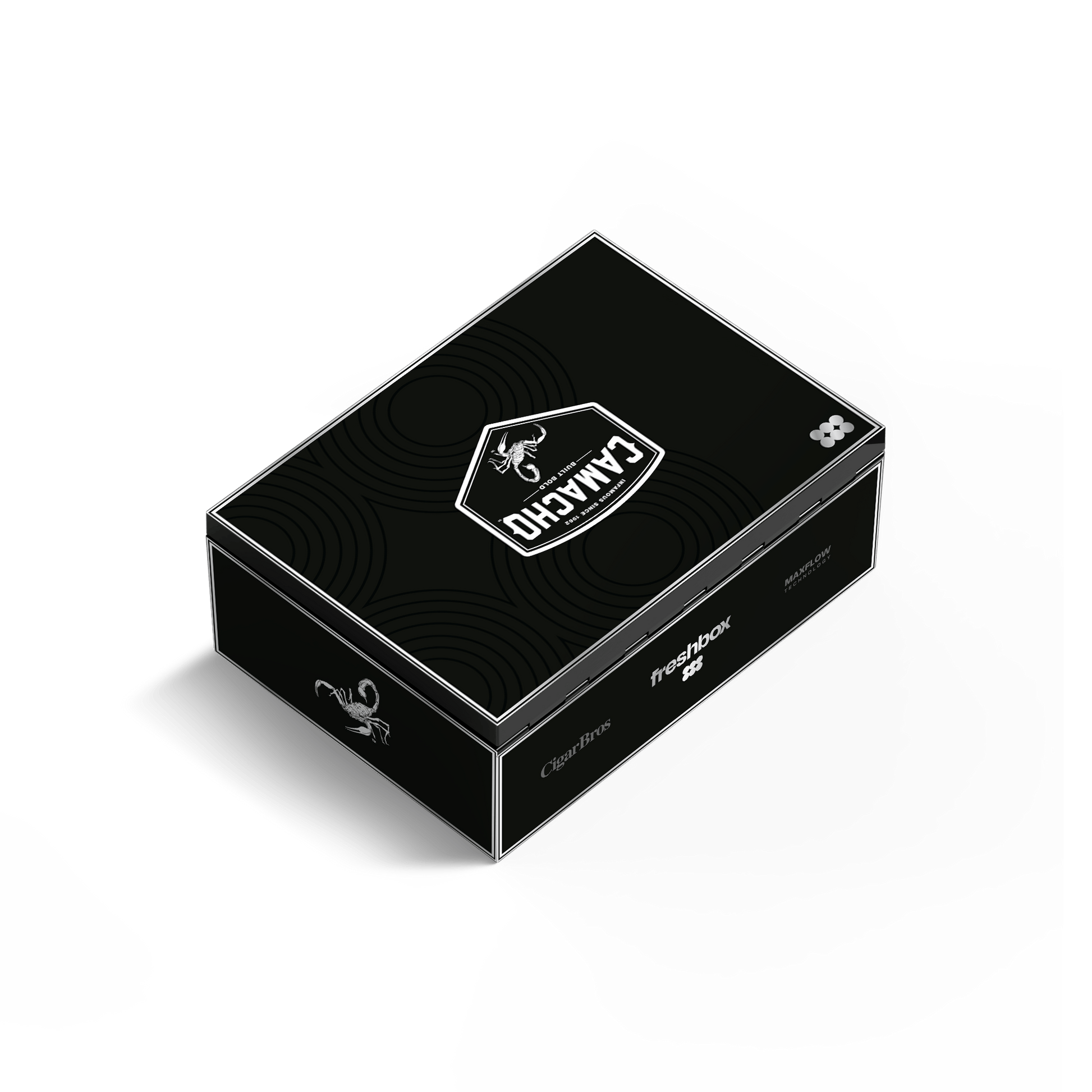 FreshBox™ Camacho Black Edition Humidor Starter Kit