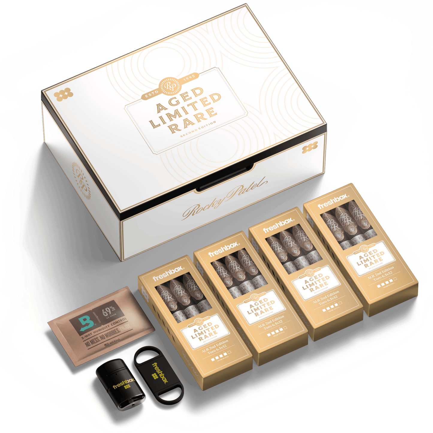 FreshBox™ Rocky Patel ALR Edition Humidor Starter Kit