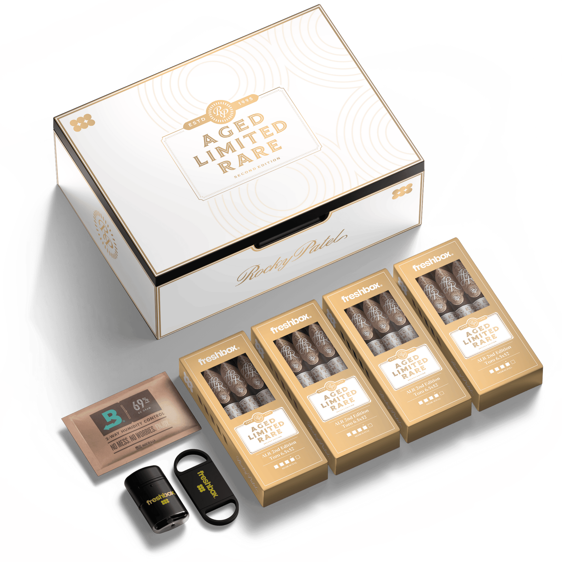 FreshBox™ Rocky Patel ALR Edition Humidor Starter Kit