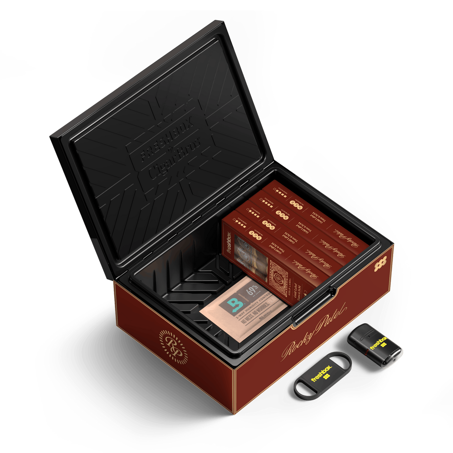 FreshBox™ Rocky Patel Gold Label Edition Humidor Starter Kit