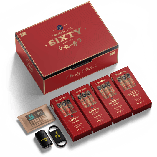 FreshBox™ Rocky Patel Sixty Edition Humidor Starter Kit