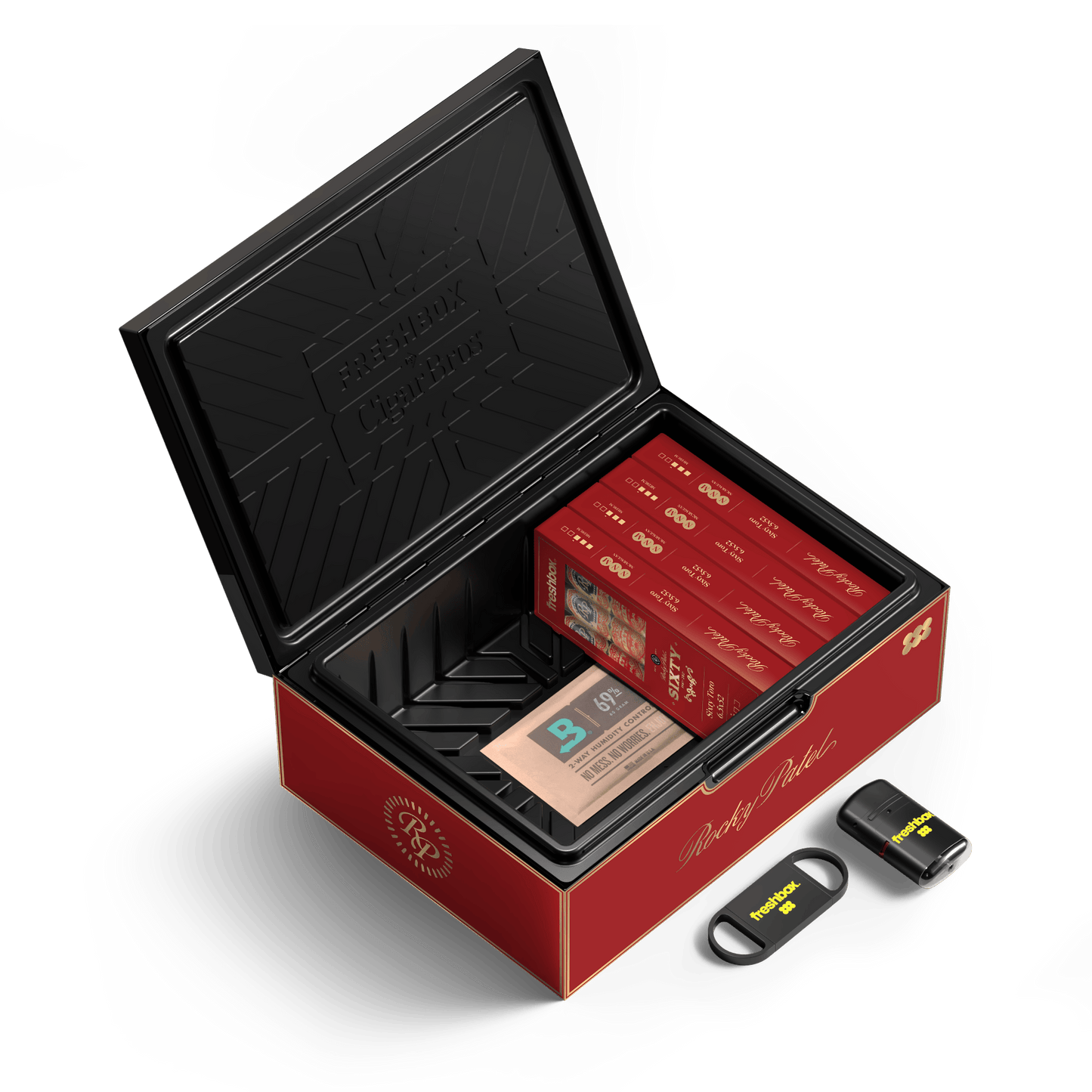 FreshBox™ Rocky Patel Sixty Edition Humidor Starter Kit