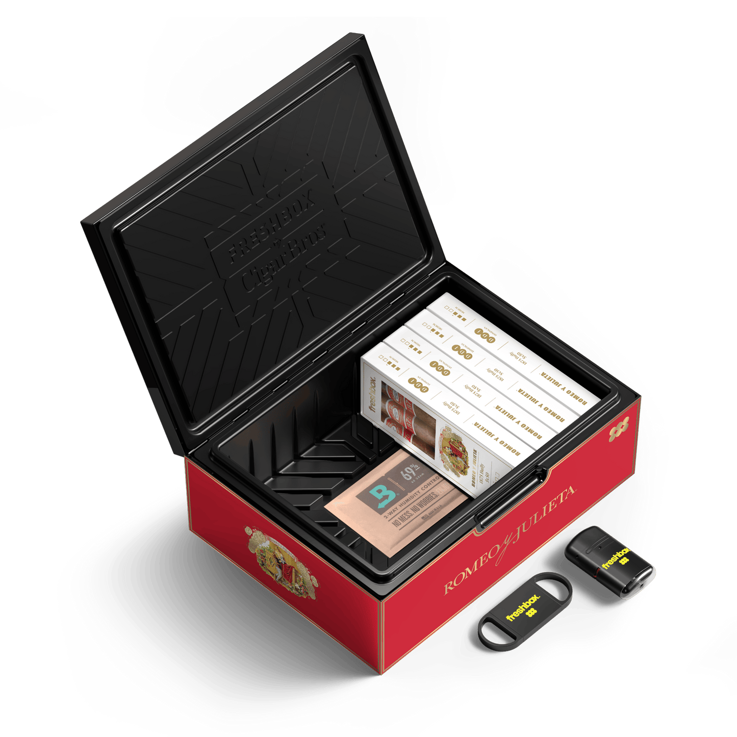 FreshBox™ Romeo y Julieta 1875 Edition Humidor Starter Kit