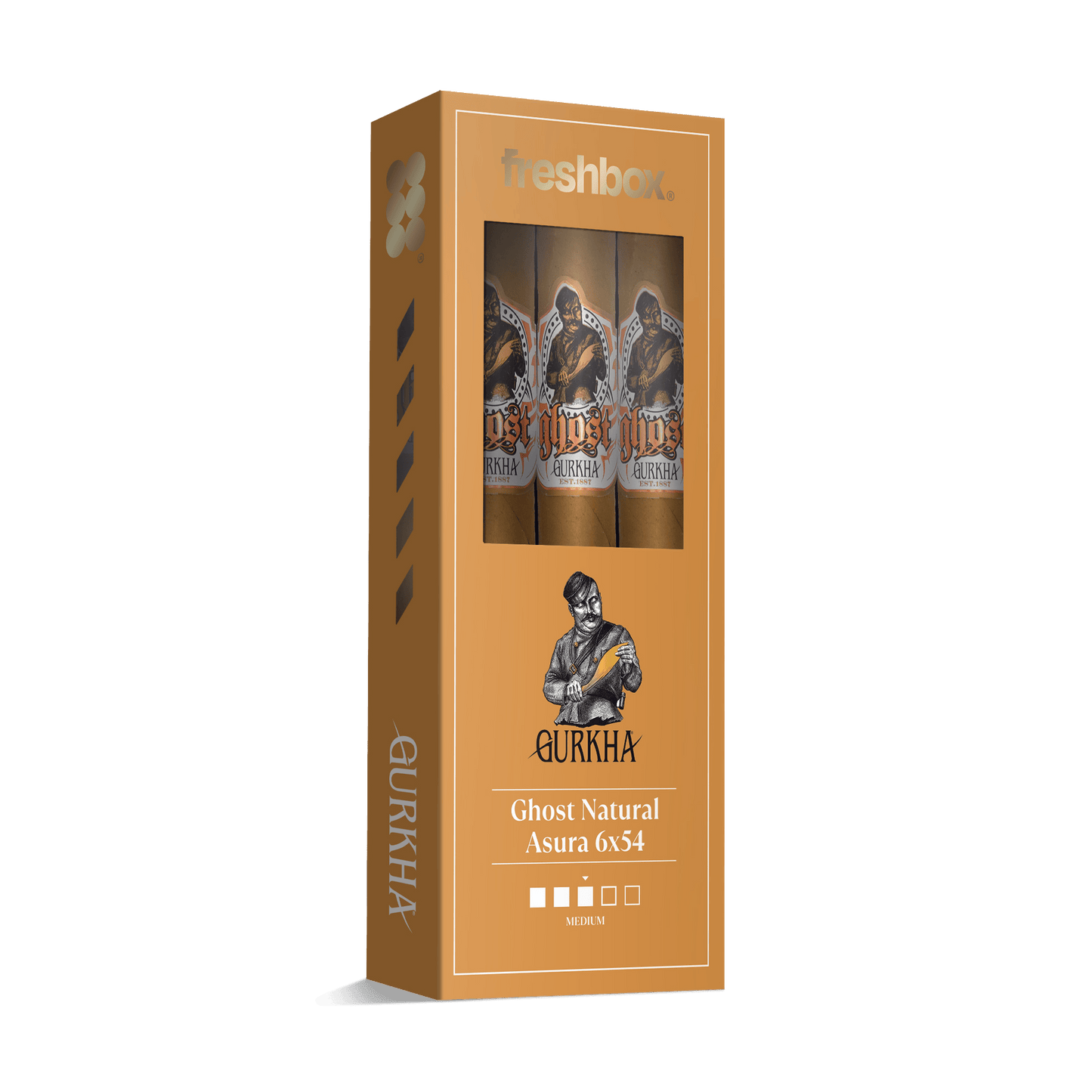 Gurkha Ghost Natural Asura 6x54 FreshBox | 3-Pack