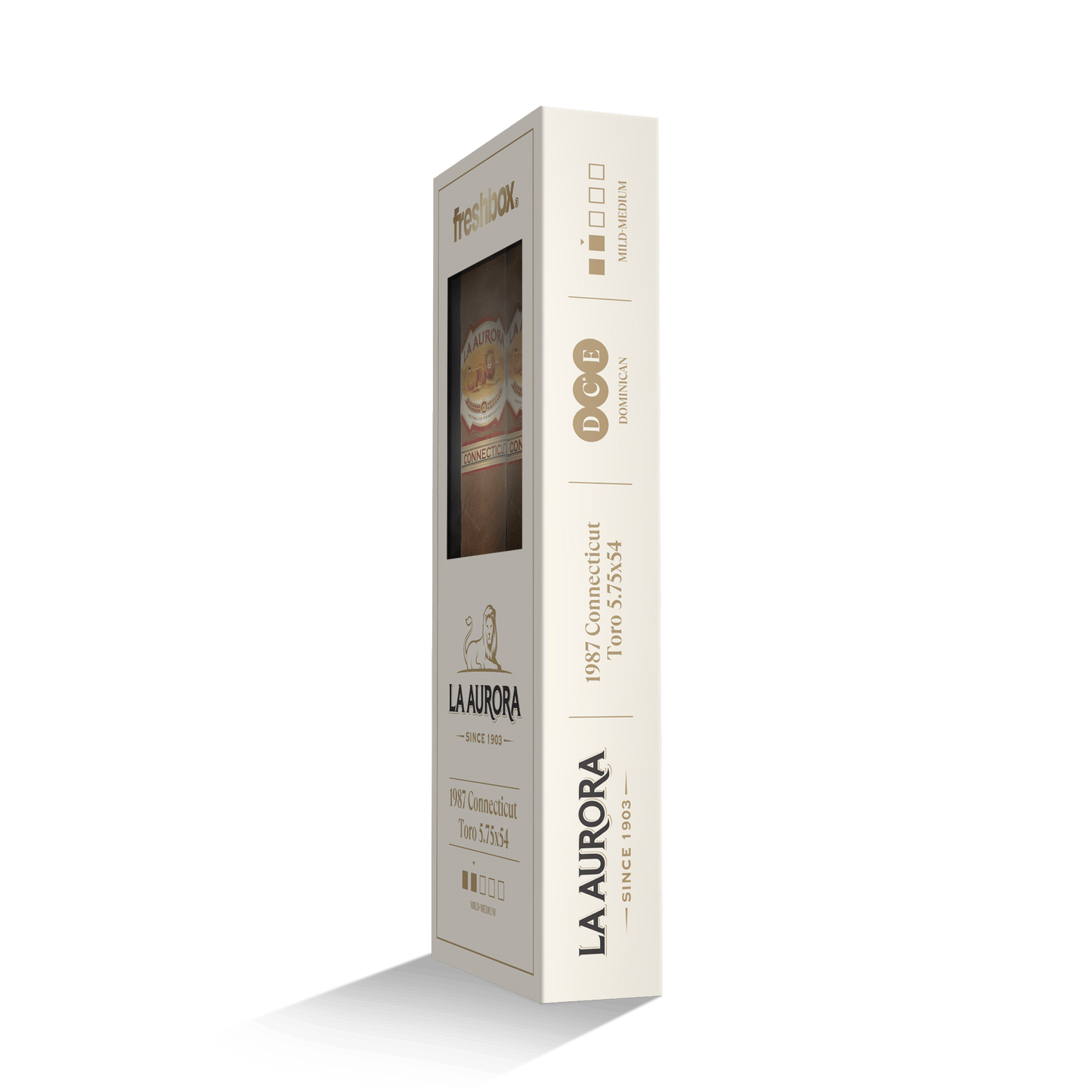 La Aurora 1987 Connecticut Toro 5.75x54 FreshBox | 3-Pack