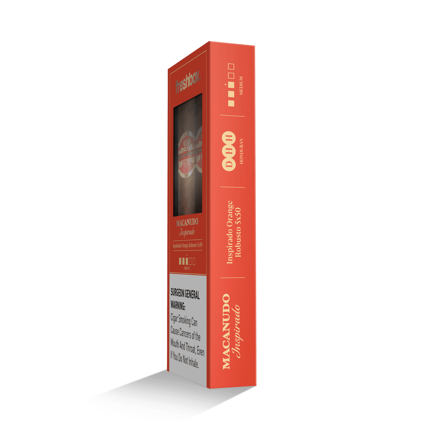Macanudo Inspirado Orange Robusto 5x50 FreshBox | Cigar 3-Pack