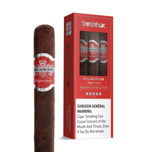 Macanudo Inspirado Red Robusto 5x50 FreshBox | Cigar 3-Pack