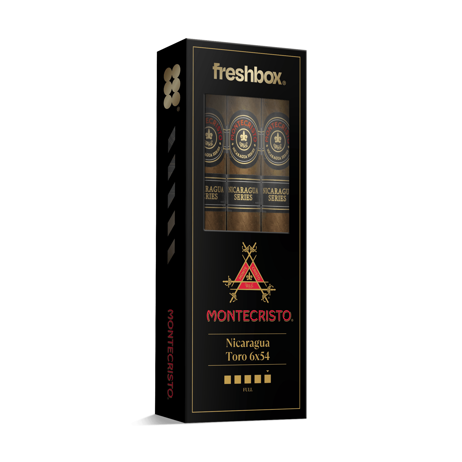Monte Cristo Nicauraga Toro 6x54 FreshBox | 3-Pack