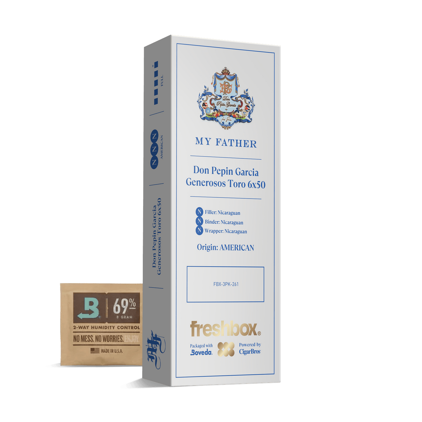 My Father Don Pepin Garcia Generosos Toro 6x50 FreshBox | 3-Pack