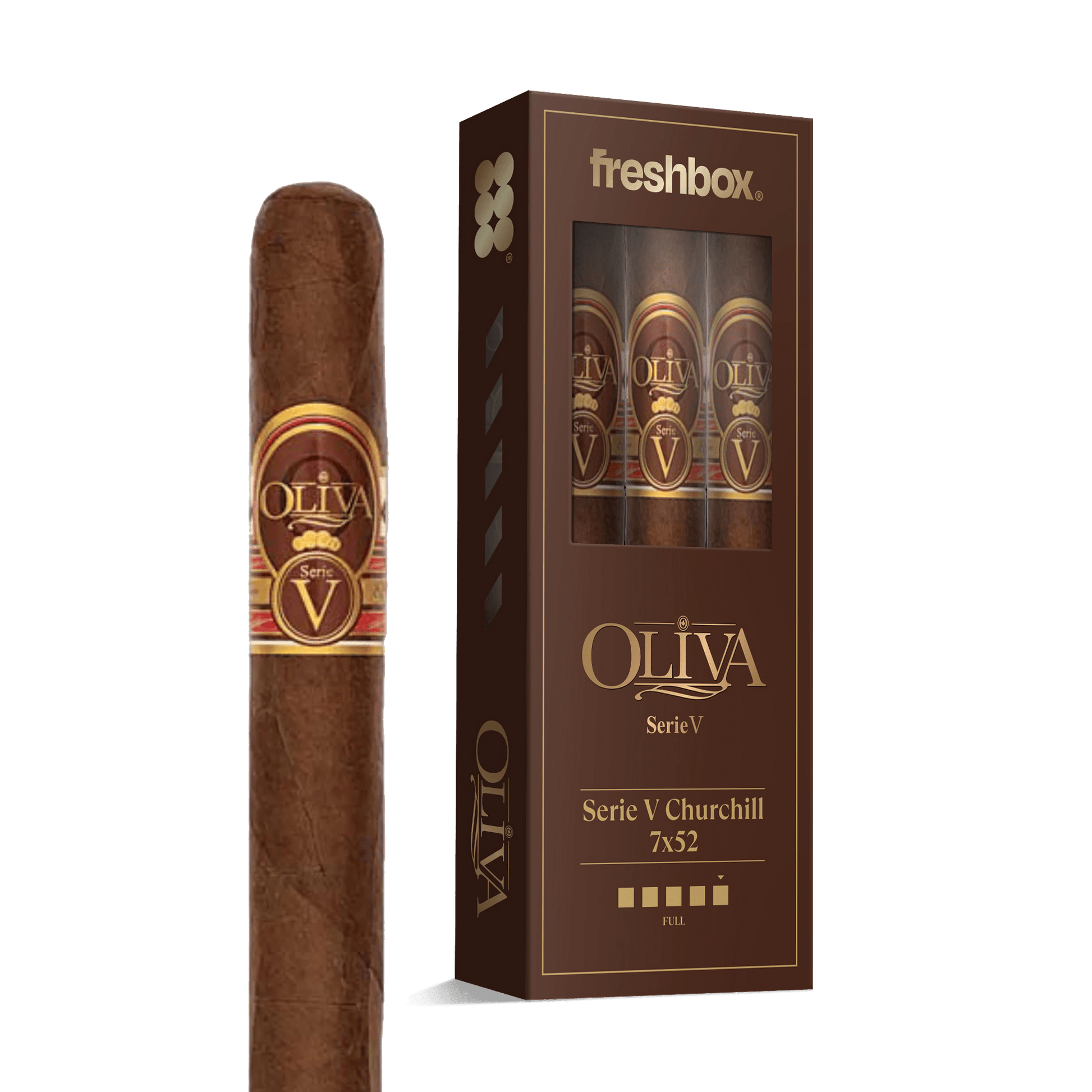 Oliva Serie V Churchill 7x52 FreshBox | 3-Pack