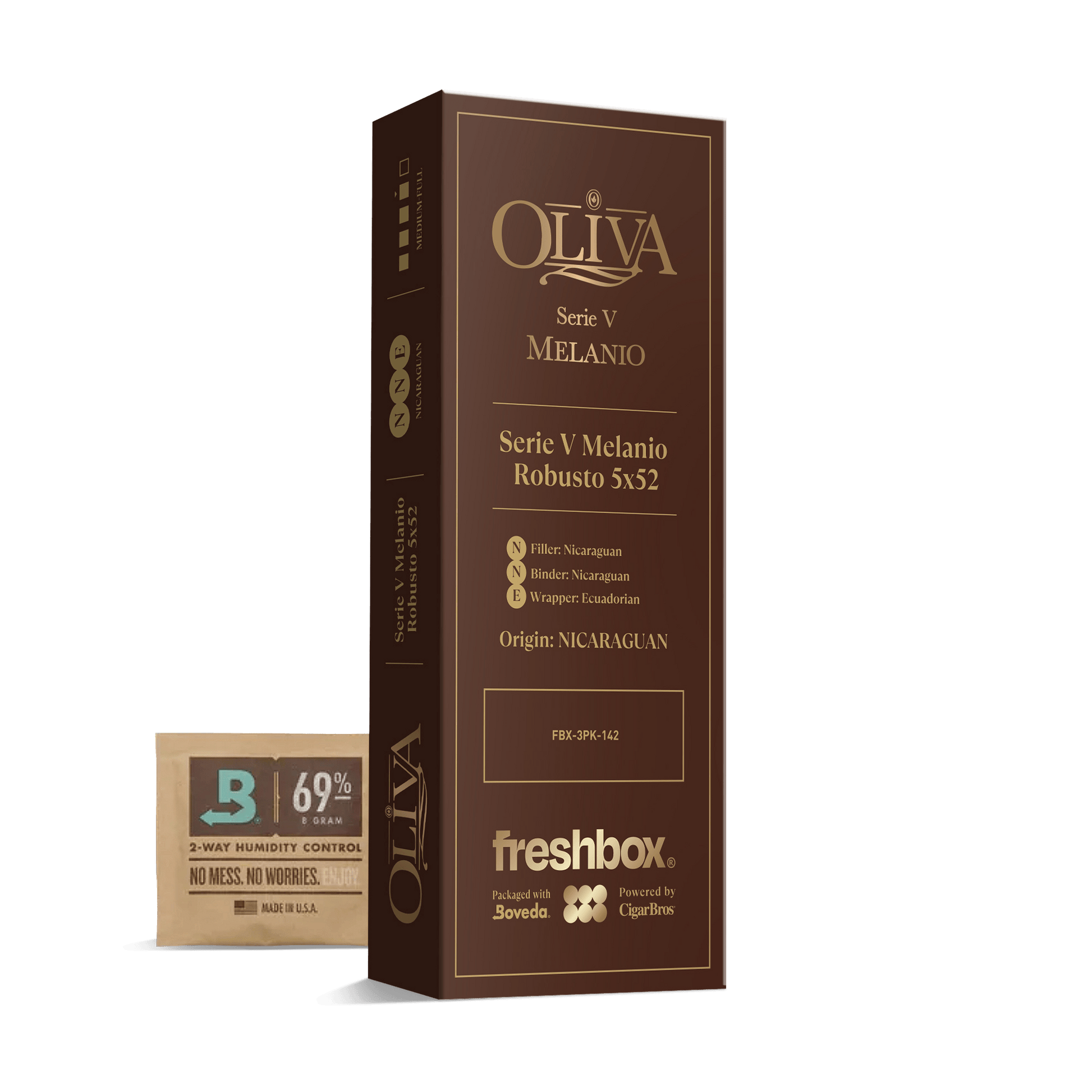 Oliva Serie V Melanio Robusto 5x52 FreshBox | 3-Pack