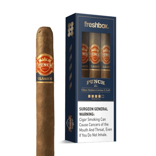 Punch Elites Maduro 5.2x45 FreshBox | Cigar 3-Pack
