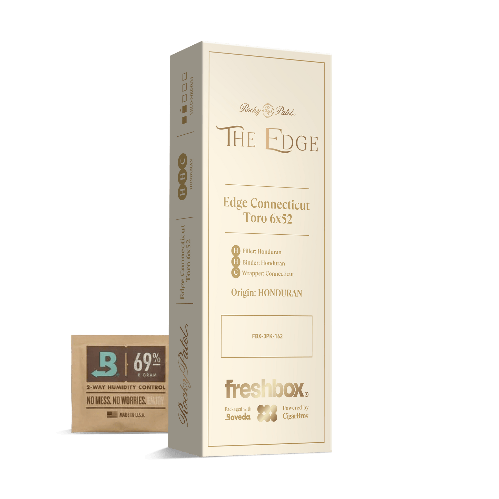 Rocky Patel Edge Connecticut Toro 6x52 FreshBox | 3-Pack