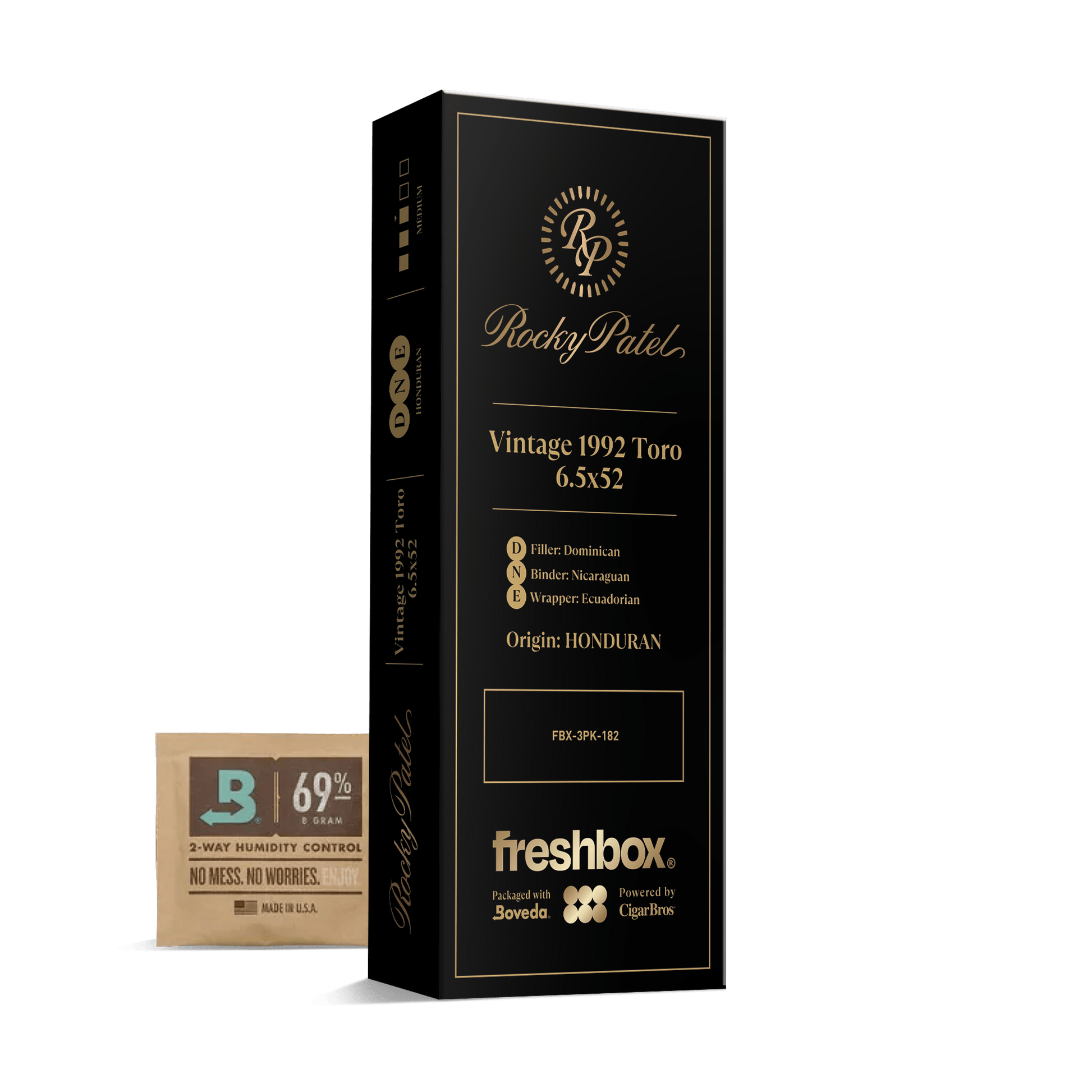 Rocky Patel Vintage 1992 Toro 6.5x52 FreshBox | 3-Pack